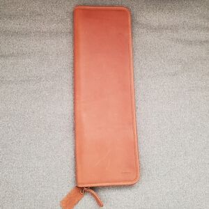 COACH VINTAGE BRITISH TAN LEATHER ACCESSORY'S/TIE TRAVEL CASE